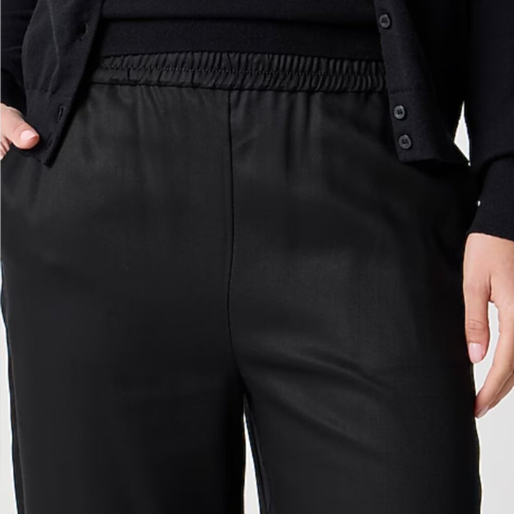 J.Crew Wide Leg Pants NWT | Quiet Luxury Office Casual Chic Travel Pull On - Picture 3 of 5
